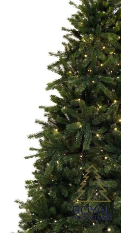 Royal Christmas - Kunstkerstboom - Ontario Premium 100% Pe Smart - 300 Led Lampjes - 180 Cm - 1066 Takken - Groen Flash Sale
