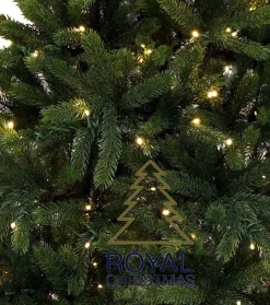 Royal Christmas - Kunstkerstboom - Ontario Premium 100% Pe Smart - 300 Led Lampjes - 180 Cm - 1066 Takken - Groen Flash Sale