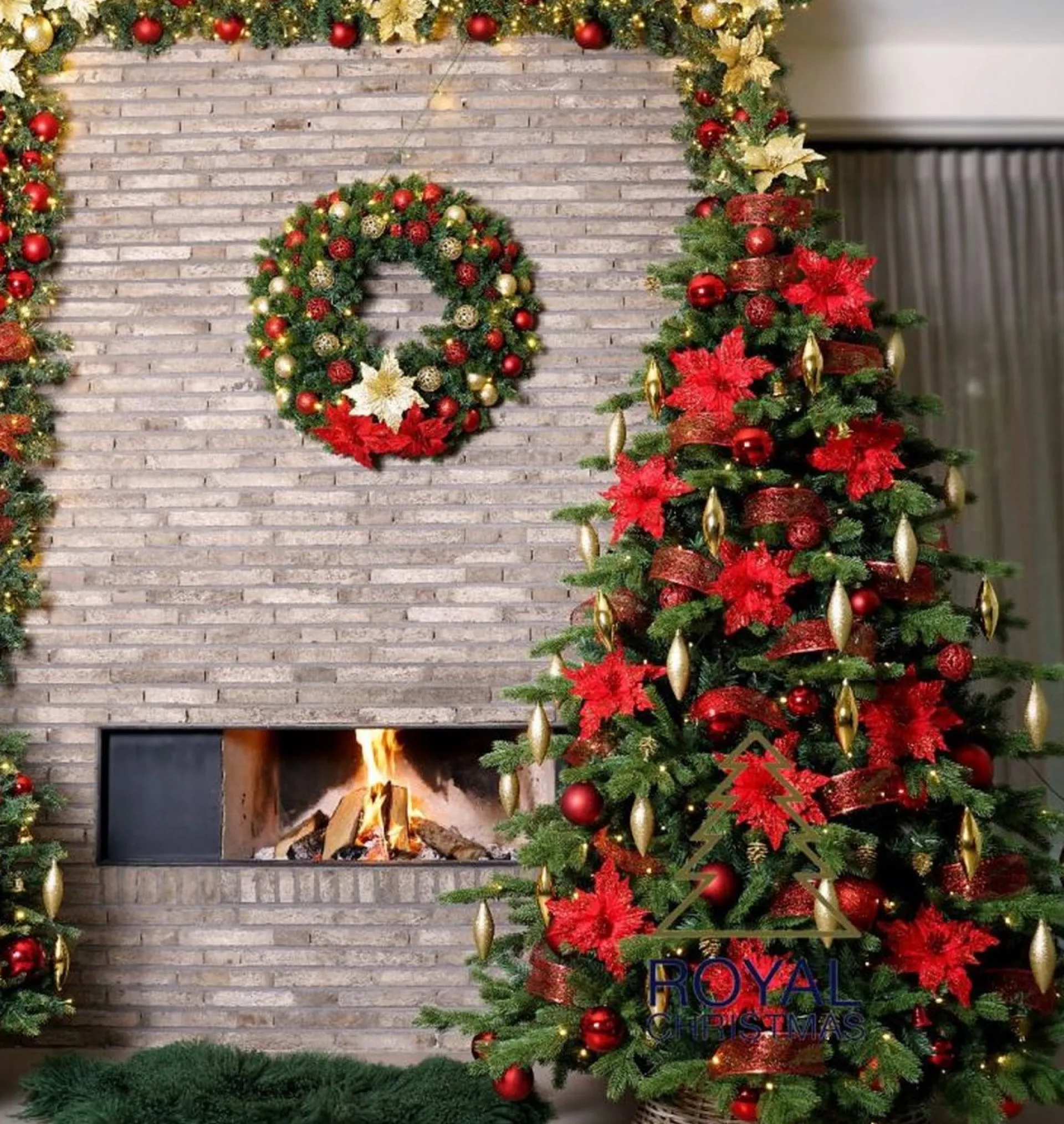 Royal Christmas - Kunstkerstboom - Spitsbergen Premium Pe/Pvc 2480 Takken Groen 270 Cm Clearance