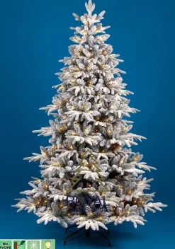 Royal Christmas - Kunstkerstboom - Gillam Pe / Pvc Sneeuw Smart - 350 Led Lampjes - 210 Cm - 1303 Takken Outlet