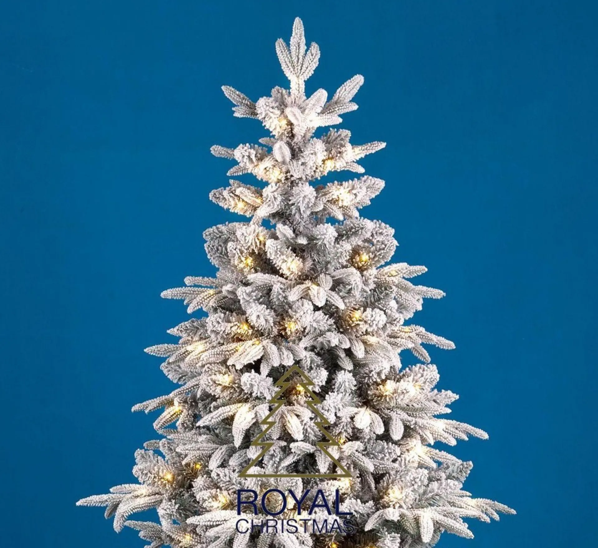 Royal Christmas - Kunstkerstboom - Gillam Pe / Pvc Sneeuw Smart - 350 Led Lampjes - 210 Cm - 1303 Takken Outlet