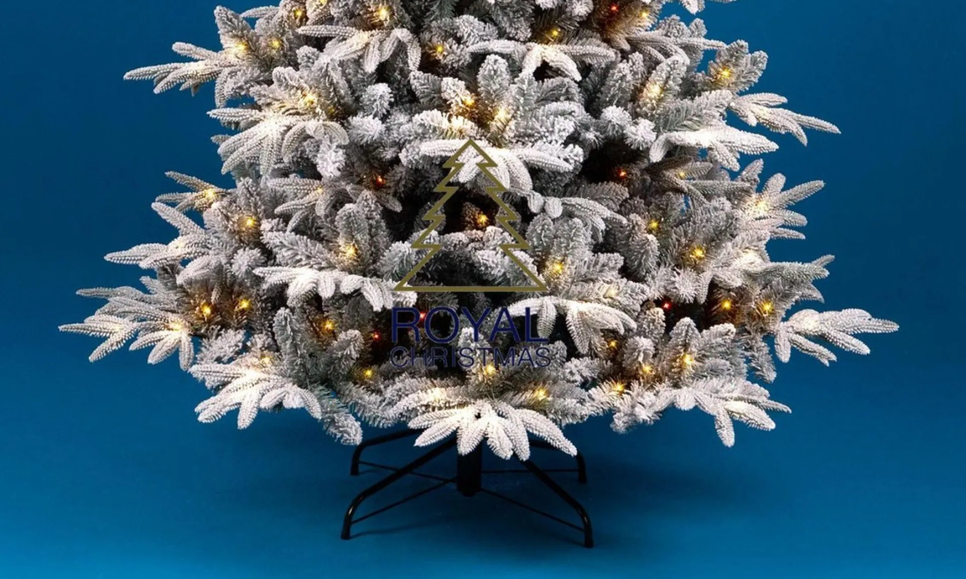 Royal Christmas - Kunstkerstboom - Gillam Pe / Pvc Sneeuw Smart - 350 Led Lampjes - 210 Cm - 1303 Takken Outlet
