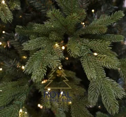 Royal Christmas - Kunstkerstboom - Spitsbergen Groen Met Led-Verlichting - Inclusief Smart Adapter 240 Cm Outlet
