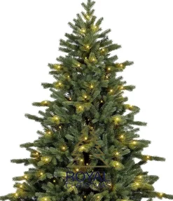 Royal Christmas - Kunstkerstboom - Spitsbergen Groen Met Led-Verlichting - Inclusief Smart Adapter 240 Cm Outlet