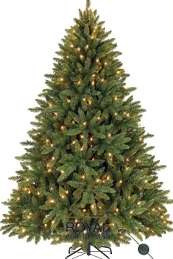 Royal Christmas - Kunstkerstboom - Washington Deluxe Led - 240Cm - Snelle Opbouw - 630 Led Lampjes Outlet