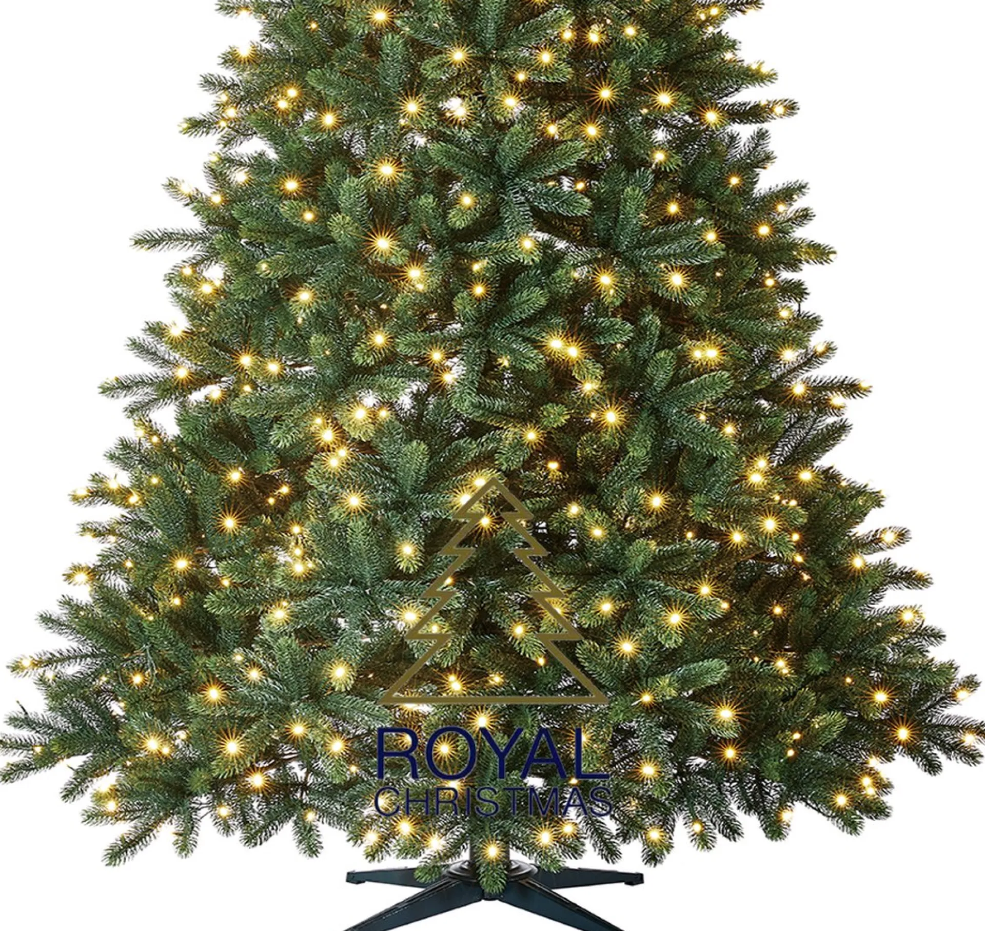 Royal Christmas - Kunstkerstboom - Hawaii Abies Nordmann Deluxe - 100% Pe - 500 Led - 210 Cm - 1442 Takken - Groen Shop