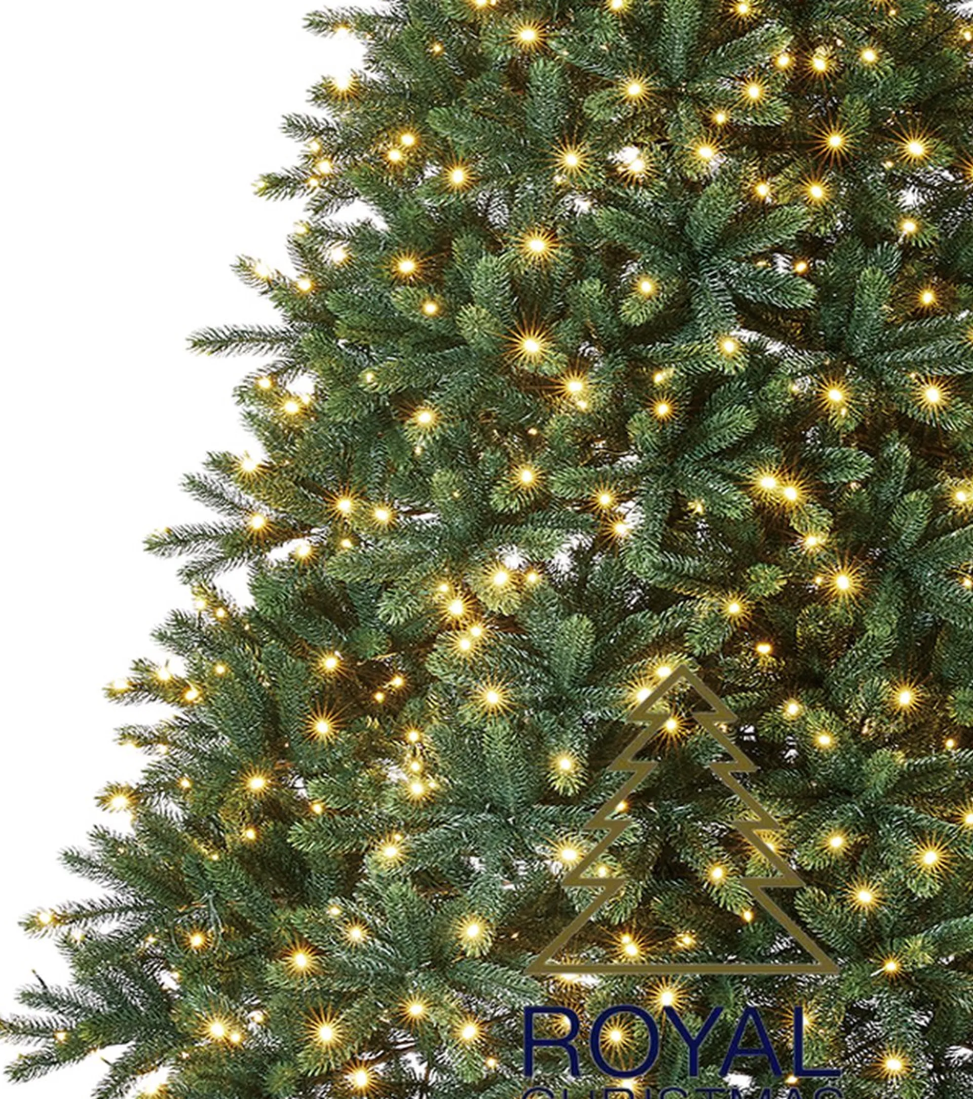 Royal Christmas - Kunstkerstboom - Hawaii Abies Nordmann Deluxe - 100% Pe - 500 Led - 210 Cm - 1442 Takken - Groen Shop