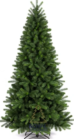 Royal Christmas - Natuurlijke Kunstkerstboom - Bergen Pe / Pvc Premium 210 Cm - 1139 Takken Groen Store