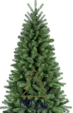 Royal Christmas - Natuurlijke Kunstkerstboom - Bergen Pe / Pvc Premium 210 Cm - 1139 Takken Groen Store