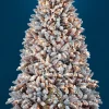 Royal Christmas - Sneeuw Kunstkerstboom - Flock Tree Deluxe - 500 Led Lampjes - Pvc 1658 Takken 210 Cm Cheap