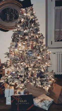 Royal Christmas - Sneeuw Kunstkerstboom - Flock Tree Deluxe - 500 Led Lampjes - Pvc 1658 Takken 210 Cm Cheap