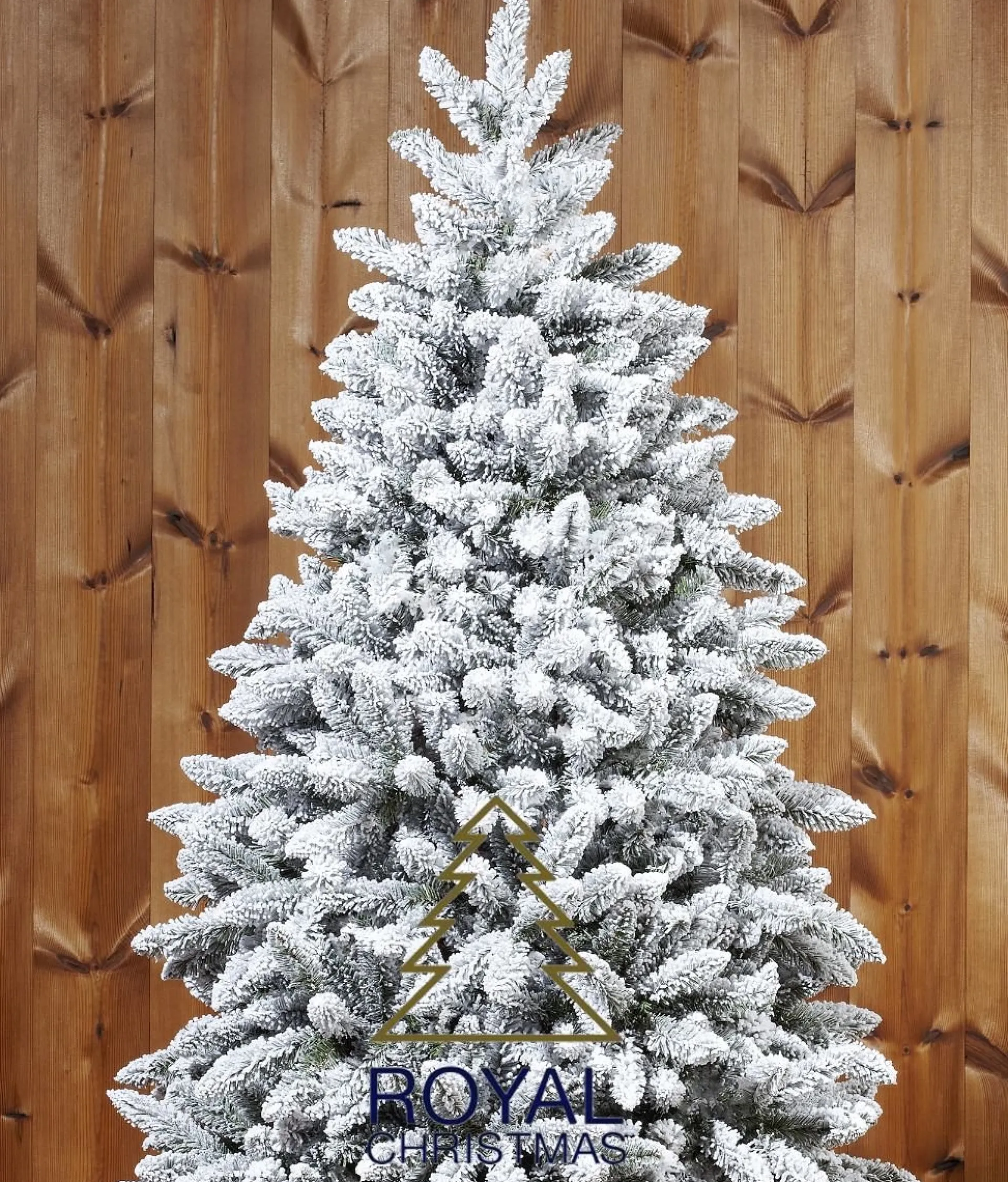 Royal Christmas - Sneeuw Kunstkerstboom - Pvc Flock Tree Deluxe - Frosted Pine - 210 Cm Flash Sale