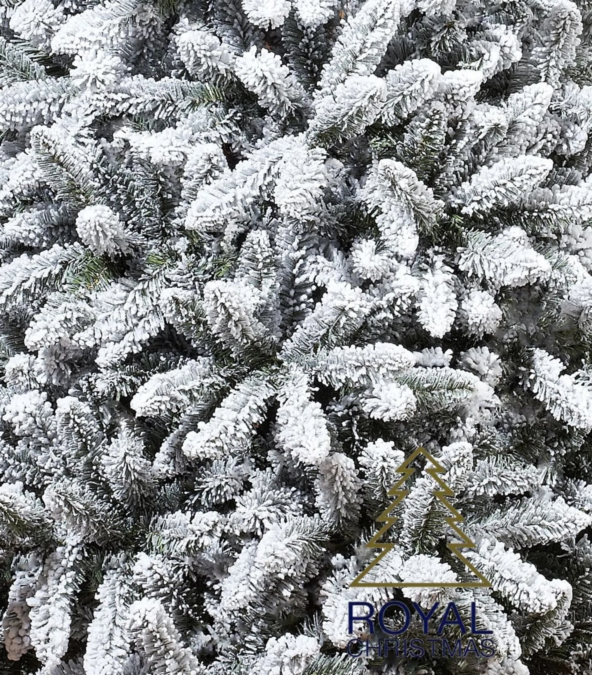 Royal Christmas - Sneeuw Kunstkerstboom - Pvc Flock Tree Deluxe - Frosted Pine - 210 Cm Flash Sale