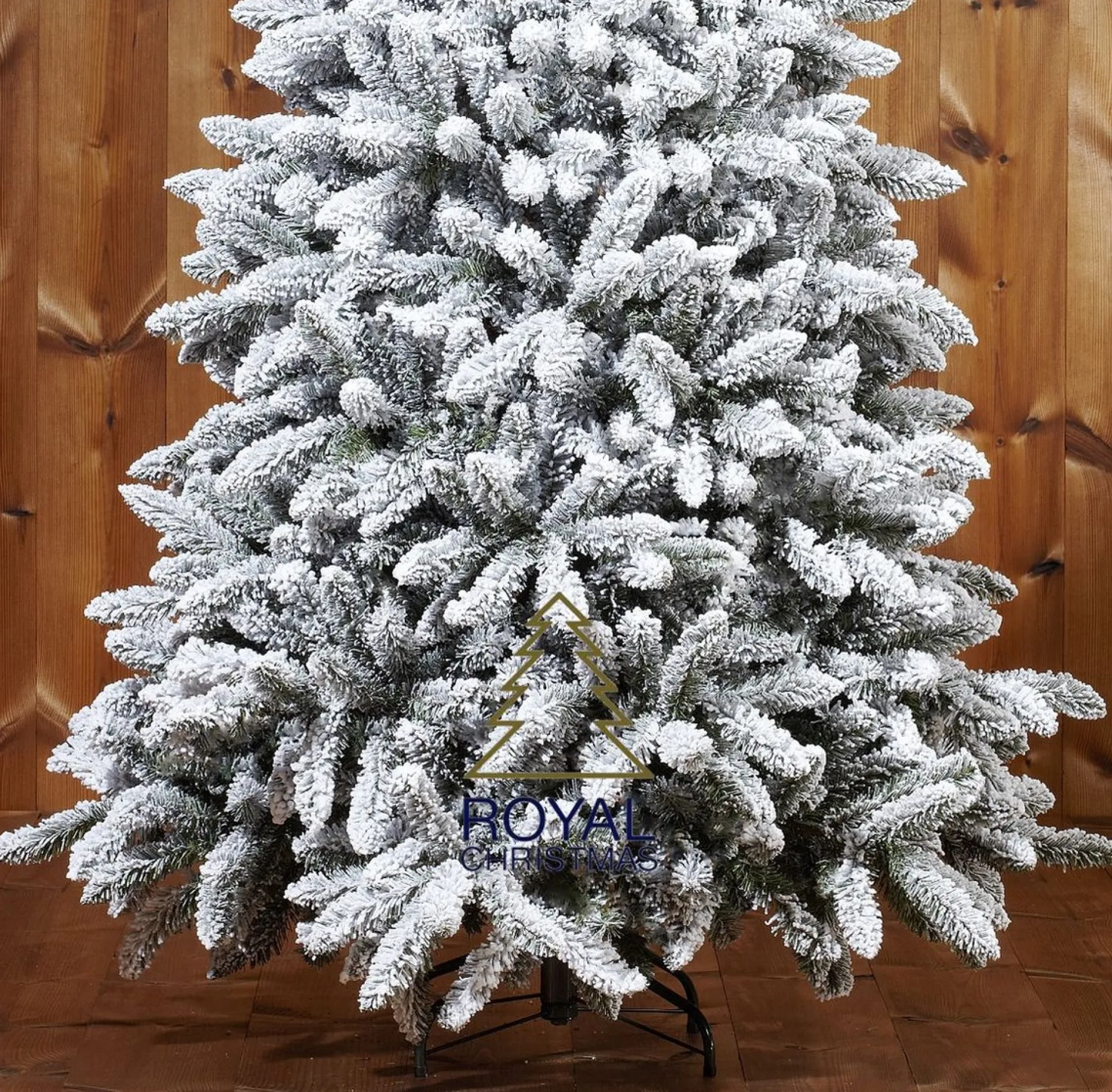 Royal Christmas - Sneeuw Kunstkerstboom - Pvc Flock Tree Deluxe - Frosted Pine - 210 Cm Flash Sale
