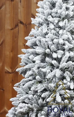 Royal Christmas - Sneeuw Kunstkerstboom - Pvc Flock Tree Deluxe - Frosted Pine - 210 Cm Flash Sale