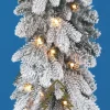 Royal Christmas Guirlandes> Deluxe Guirlande Met Verlichting En Sneeuw - 270Cm - 50 Led Lampjes