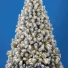 Royal Christmas Flock Led Kunstkerstboom - 150Cm - 200 Lampjes - 410 Besneeuwde Takken Clearance