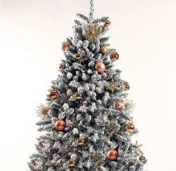 Royal Christmas Flock Led Kunstkerstboom - 150Cm - 200 Lampjes - 410 Besneeuwde Takken Clearance