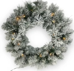 Royal Christmas Kerstkransen> Kerstkrans Chicago O90 Cm | Inclusief Led-Verlichting