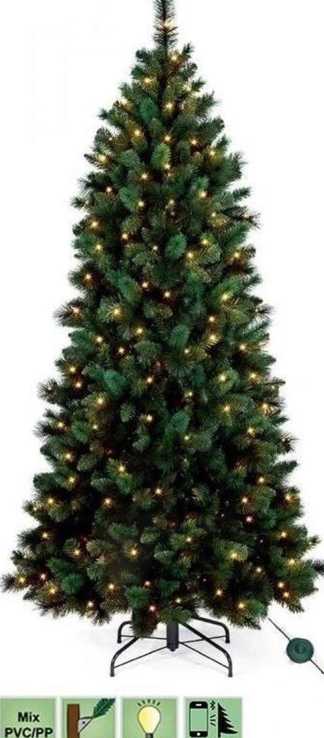 Royal Christmas Kunstkerstboom Montana Slim 225 Cm | Slank Model Met Led-Verlichting Shop