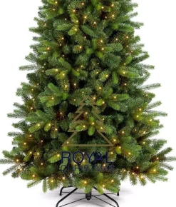 Royal Christmas Kunstkerstboom Alaska Slank - 240 Cm - Met Led Verlichting En Smart Adapter Best