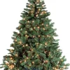 Royal Christmas t - Nepkerstboom Dakota - Lengte 180 Cm - Met 250 Geintegreerd Warm Led Lampjes - 498 Takken Outlet
