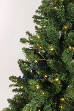 Royal Christmas t - Nepkerstboom Dakota - Lengte 180 Cm - Met 250 Geintegreerd Warm Led Lampjes - 498 Takken Outlet