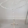CrystalDesign Kerstkransen>Rozenkrans, Paternoster Gemaakt Met De Kristallen Van Swarovski, Gebedssnoer, Rozenkransgebed, Meditatie, Spiritueel, Geloof, Geloofsteken, Cadeau, Ketting, Kruis, Gebed, Gebedssnoer, Gebedsketting, Kristal, Oostenrijks Kristal, Kerstpakket Cadeau
