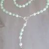CrystalDesign Kerstkransen>Rozenkrans, Paternoster Jade En Kristallen Van Swarovski, Gebedssnoer, Rozenkransgebed, Kruisteken, Meditatie, Spiritueel, Geloof, Geloofsteken, Cadeau, Ketting, Kruis, Gebed, Gebedssnoer, Gebedsketting, Kerstpakket Cadeau