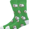 Akyol Kerstsokken>Schapen Sokken - Groene Sokken - Kerstsokken - Sokken Boer - Boeren - Sokken - Kerst - Kerstcadeau - One Size - Hoge Sokken - Sok - Kerstsok - Cadeau - Kerstboom