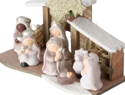 Boltze Kerststallen>Schattig Kerststalletje Met Verlichting