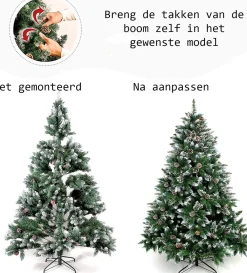 Sens Design Kerstboom Kunststof - Kunstkerstboom - Met Sneeuw - 120Cm Discount