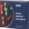 * Senza Solar Led Slinger - Regendruppels - Werkt Op Zonne-Energie - 20 Lampjes - Rgb Verlichting Clearance