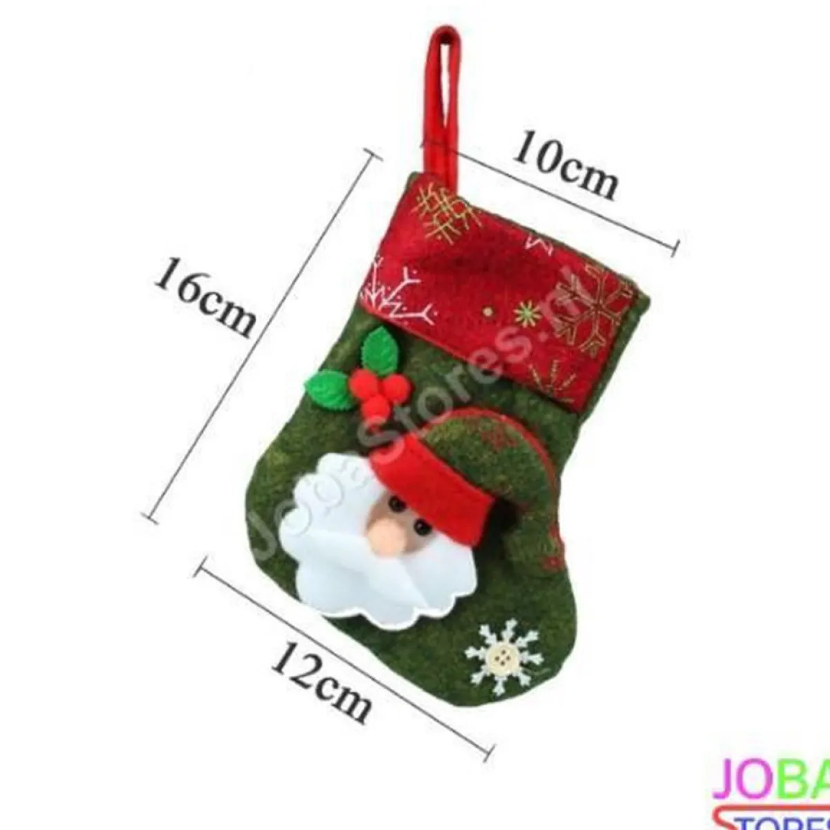 JobaStores® Kerstsokken>Set Kerst Sokken (4 Stuks) 10X16X12Cm