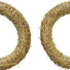 Merkloos Kerstkransen>Set Van 5X Stuks Decoratie Kransen Van Stro 25 Cm - Diy Kransen Maken - Kerst Deurkransen - Herfststukje Maken