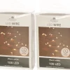 Anna's Collection Set Van 2X Stuks Draadverlichting Lichtsnoer Met 100 Lampjes Warm Wit 500 Cm - Lichtdraden/Lichtsnoeren - Kerstverlichting Flash Sale