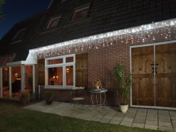 Anna's Collection Set Van 2X Stuks Ijspegelverlichting Lichtsnoer Met 360 Lampjes Helder Wit 720 X 60 Cm - Kerstverlichting Ijspegel Lampjes Best Sale