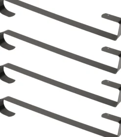 Merkloos Kerstkransen>Set Van 4X Stuks Kerst Kransen Deurhangers/Haken 38 Cm Metaal - Kerstversiering/Kerstdecoratie Hanger