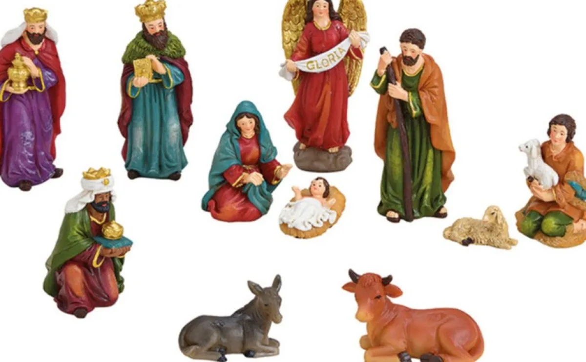 G. Wurm Kerststallen>Set Van 11X Stuks Kerststal Beelden/Kerstbeelden 3 Tot 12 Cm