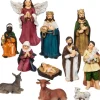Feeric lights u0026 Christmas Kerststallen>Set Van 11X Stuks Kerststal Beelden/Kerstbeelden - Religieuze Beelden/Kerststallenfiguren
