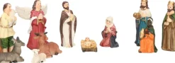 Feeric lights u0026 Christmas Kerststallen>Set Van 11X Stuks Kerststal Beelden/Kerstbeelden - Religieuze Beelden/Kerststallenfiguren