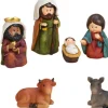 G. Wurm Kerststallen>Set Van 9X Stuks Kinder Kerststal Beelden/Kerstbeelden 3 Tot 9 Cm