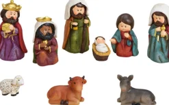 G. Wurm Kerststallen>Set Van 9X Stuks Kinder Kerststal Beelden/Kerstbeelden 3 Tot 9 Cm