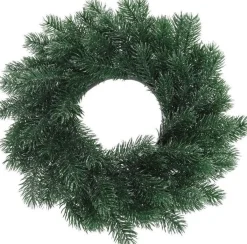 Merkloos Kerstkransen>Set Van 2X Stuks Kunst Kerstkransen Blauwspar Takken Groen 35 Cm - Kerst Decoratie Kransen Van Dennetakken