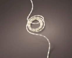 Merkloos Set Van 2X Stuks Lichtslang/Slangverlichting Warm Wit 9 Meter Met Twinkel Effect 216 Lampjes - Feestverlichting/Kerstverlichting Fashion