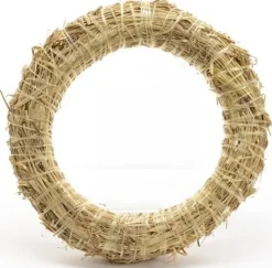 Merkloos Kerstkransen>Set Van 3X Stuks Stro Kerstkransen Om Te Decoreren 40 Cm - Kerst Deurkransen