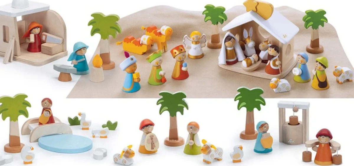 Sevi Kerststallen> Kerststal Hout 21-Delig