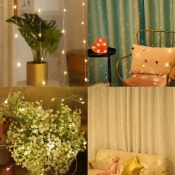 Shutterlight® Shutterlight 3X3 Meter Lichtgordijn 300 Led - Kerstverlichting Led Voor Binnen En Buiten - Warm Wit - Ip68 Waterdicht - 8 Standen - Met Adapter & Afstandsbediening Best