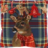 Unique Living Kerstkussens>Sierkussen - Kerst - Rendier - 45 X 45 Cm