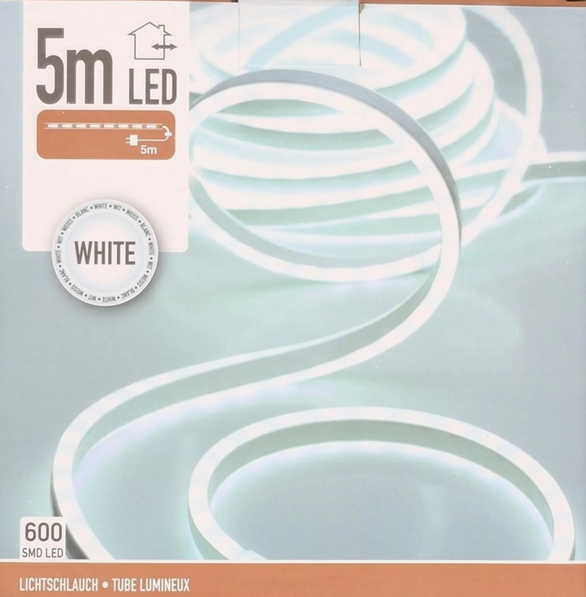 Merkloos Slangverlichting Led Strip Wit Buiten 5 Meter - Kerstverlichting Best